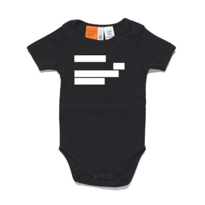 White Bars Mini Me One Piece Thumbnail