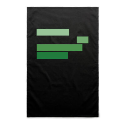 Green Favicon Tea Towel Thumbnail