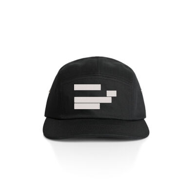 White Favicon Five Panel Cap Thumbnail
